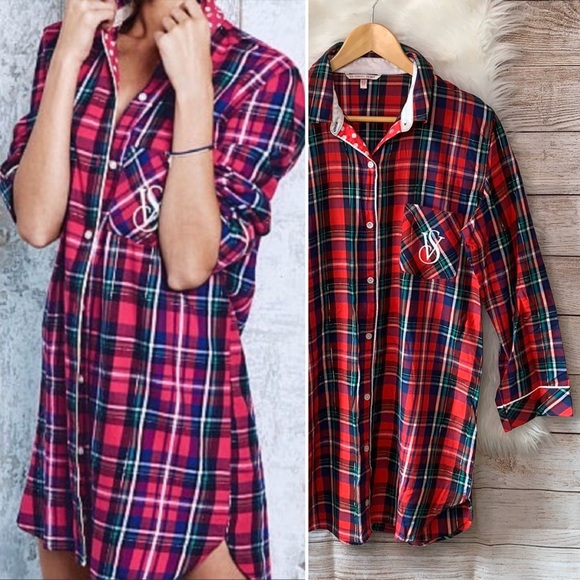 Victoria's Secret Other - VS • The dreamer Flannel nightshirt